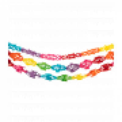 Papieren slingers 3st 6 meter