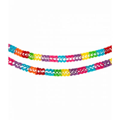 Papieren stoel slinger 2st.