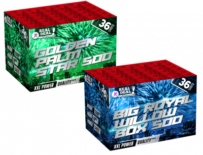 ACTIE PAKKET A / 2 X 500 GRAM CAKE *SUPERACTIE!*