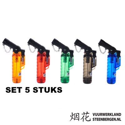 Prof Pyroflames Turbo (set van 5 stuks)