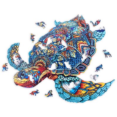 Puzzel A4 Schildpad