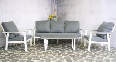 Loungeset Dublin White