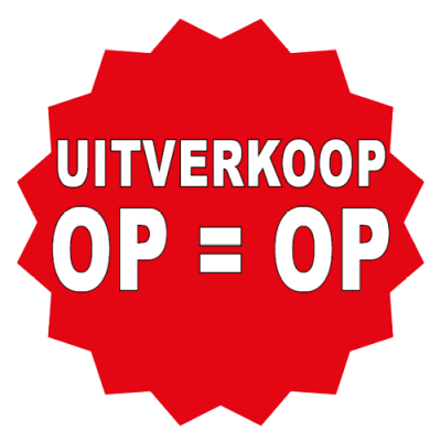 * Uitverkoop Cakes op=op