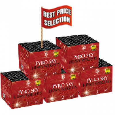 Pyro Sky Heavy Weights 5x49 schots