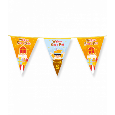 Vlaggenlijn sint en piet 10 meter