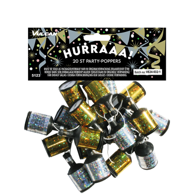 Party Poppers - Happy New Year