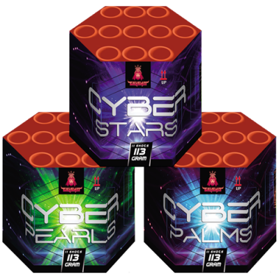 Cyber cakes - Niet leverbaar (1 setje - Four Assortment)