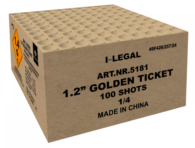 1,2" Golden Ticket