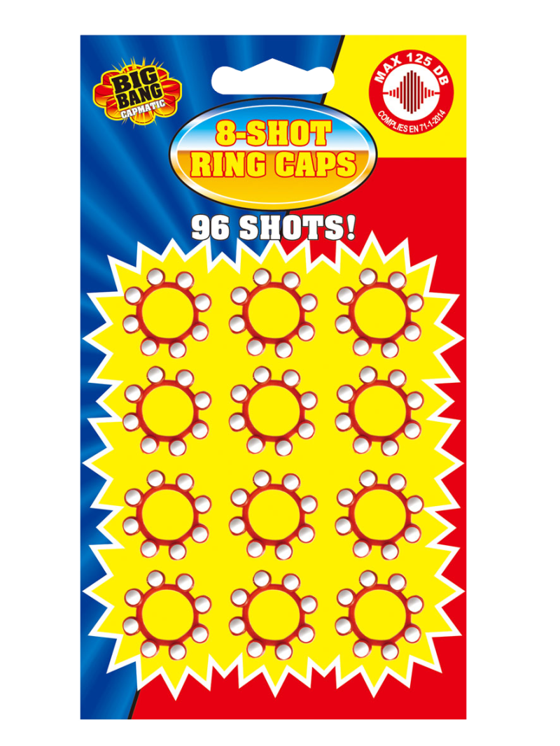 Amorces ringen 8 shots