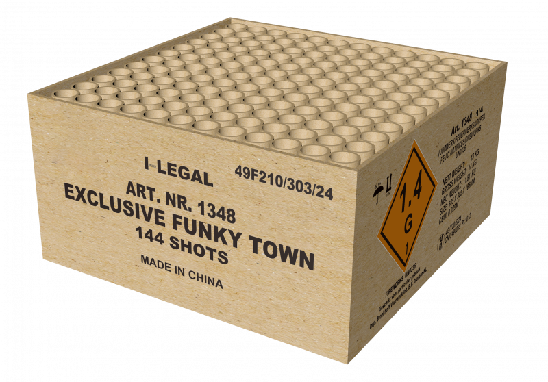 EXCLUSIVE FUNKY TOWN 144 SCHOTS