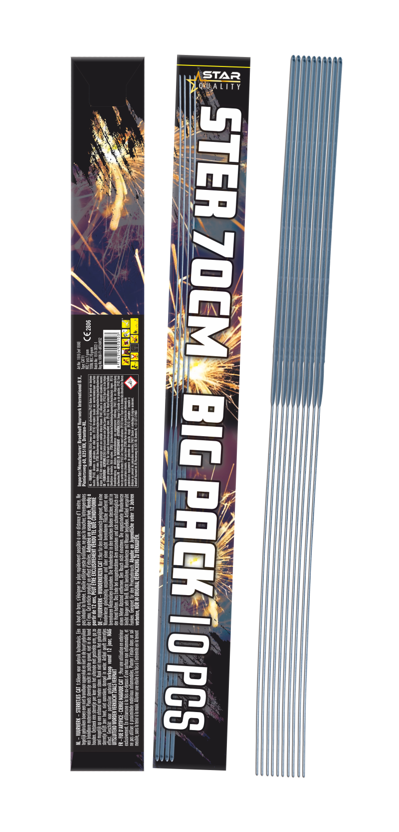 Ster 70 cm Bulk-pack