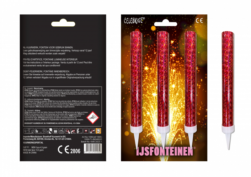 IJsfontein Pink 3pcs