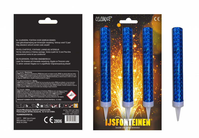 IJsfontein blue 3pcs
