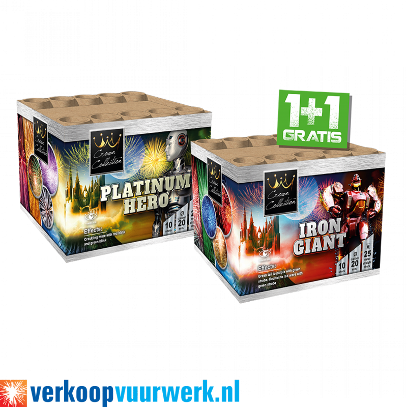 Iron Giant & Platinum Hero