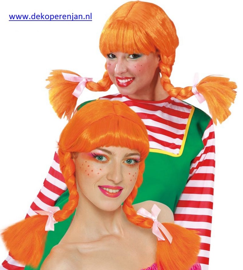 Pippi langkous pruik