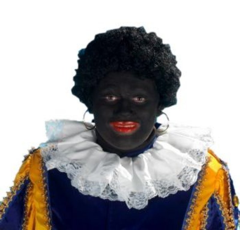 Zwarte piet pruik