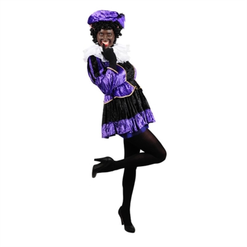 Pietjurkje met petticoat paars maat XL