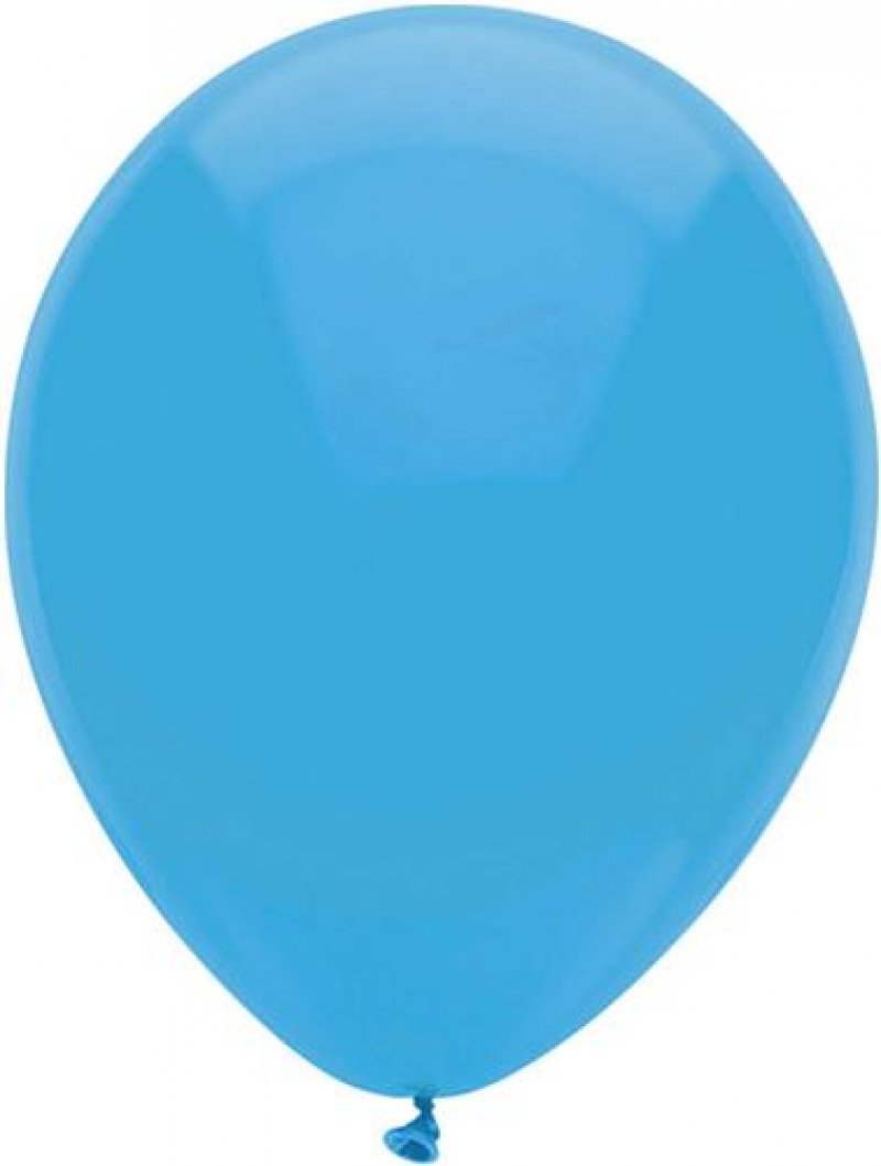 Ballonnen licht blauw per 10 in zak 30 cm groot