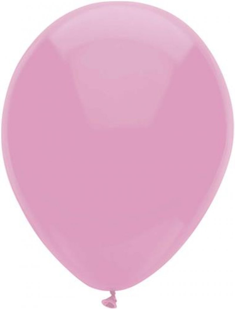 Ballonnen baby rosé(licht rosé)  per 10 in zak 30 cm groot