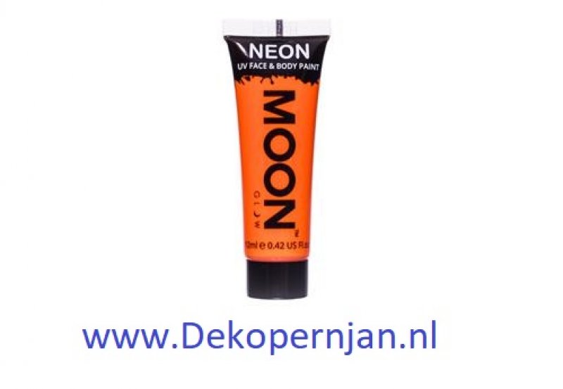 Neon UV face & body  paint oranje