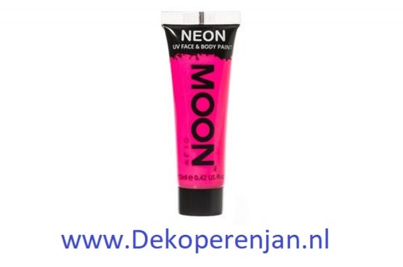 Neon UV face & body  paint Pink