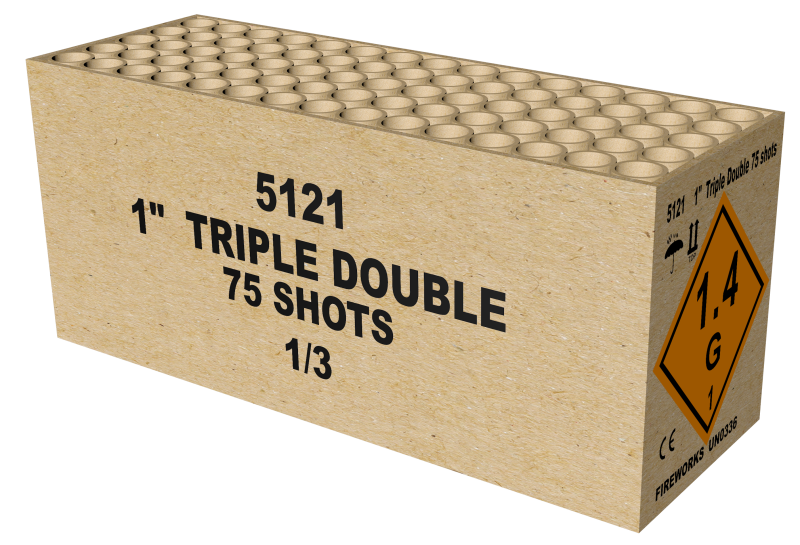 1" 75shots Triple Double