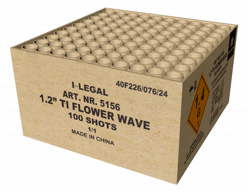 1.2“ Ti Flower Wave