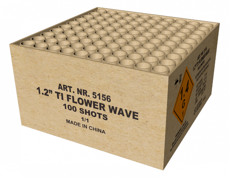 1.2" Ti Flower Wave
