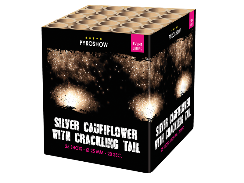 Silver Cauliflower with Crackling Tail and Mine