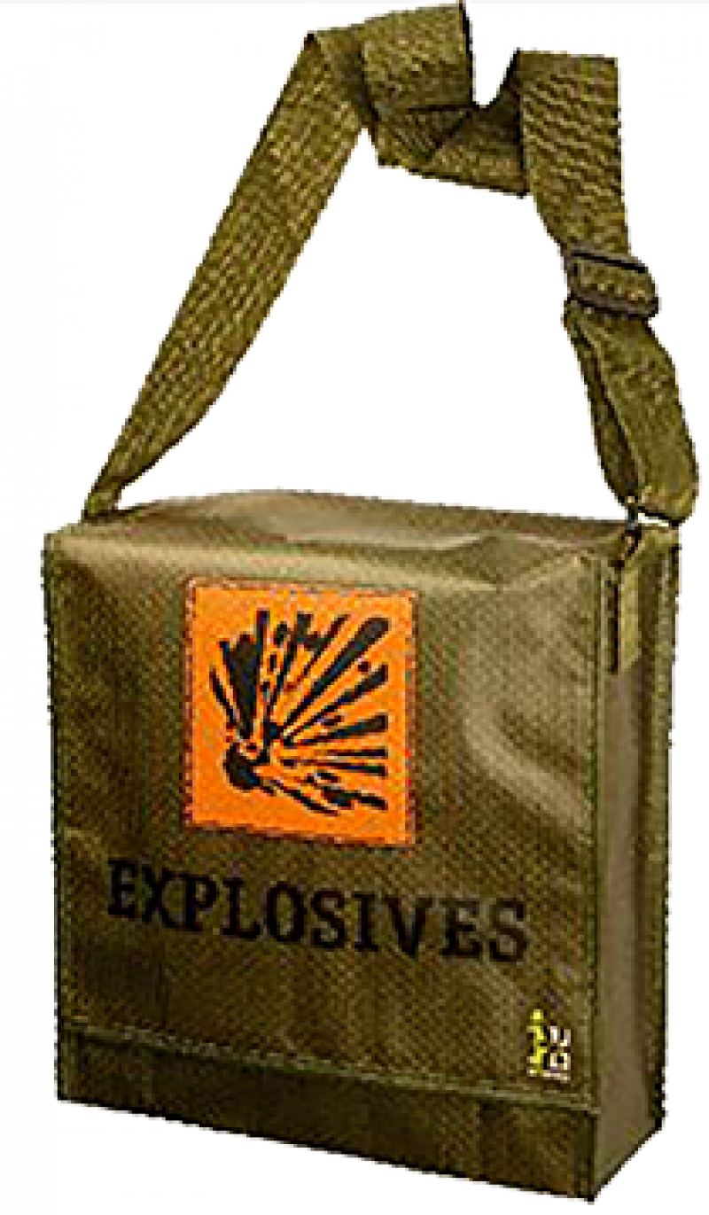 Tas vol CAT1 vuurwerk ("Explosives" tas)