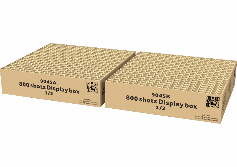 800 shots Display box
