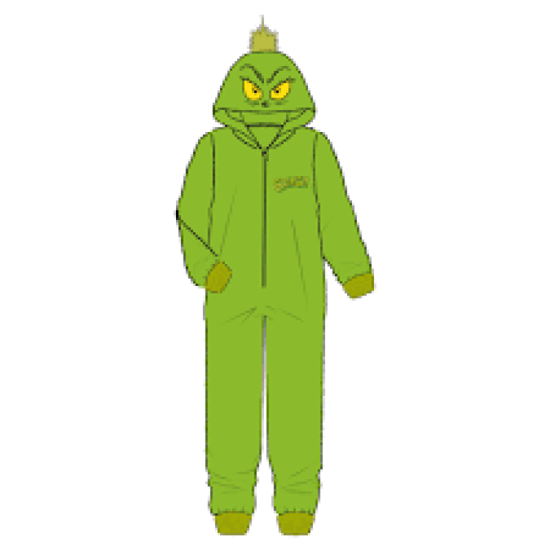 Adult Onesie The Grinch Size XXL