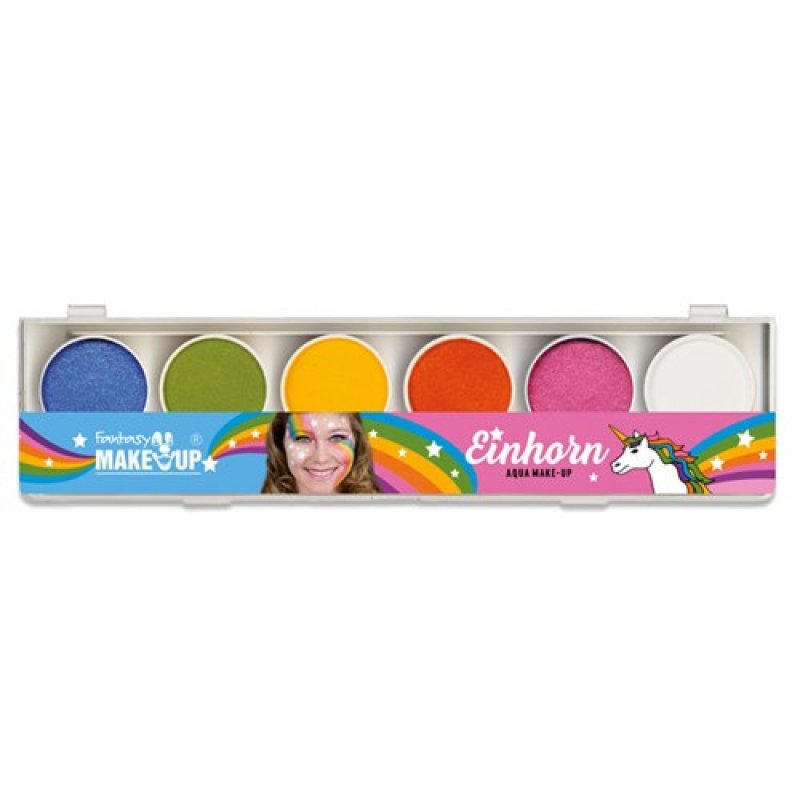 Aqua make-up palet eenhoorn (6 kleuren)