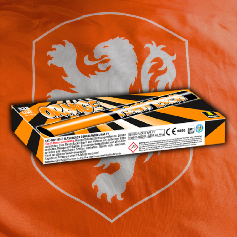 B2B Flash Torch Oranje
