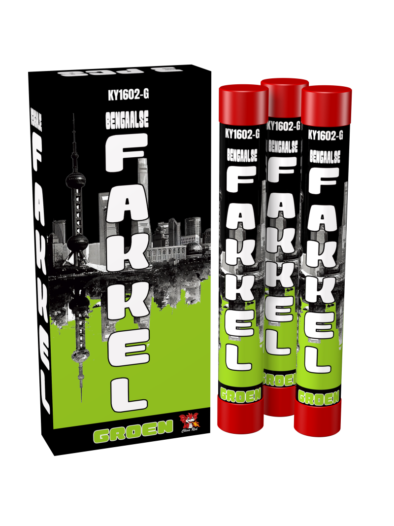 Bengaalse Fakkel Groen 3 stuks
