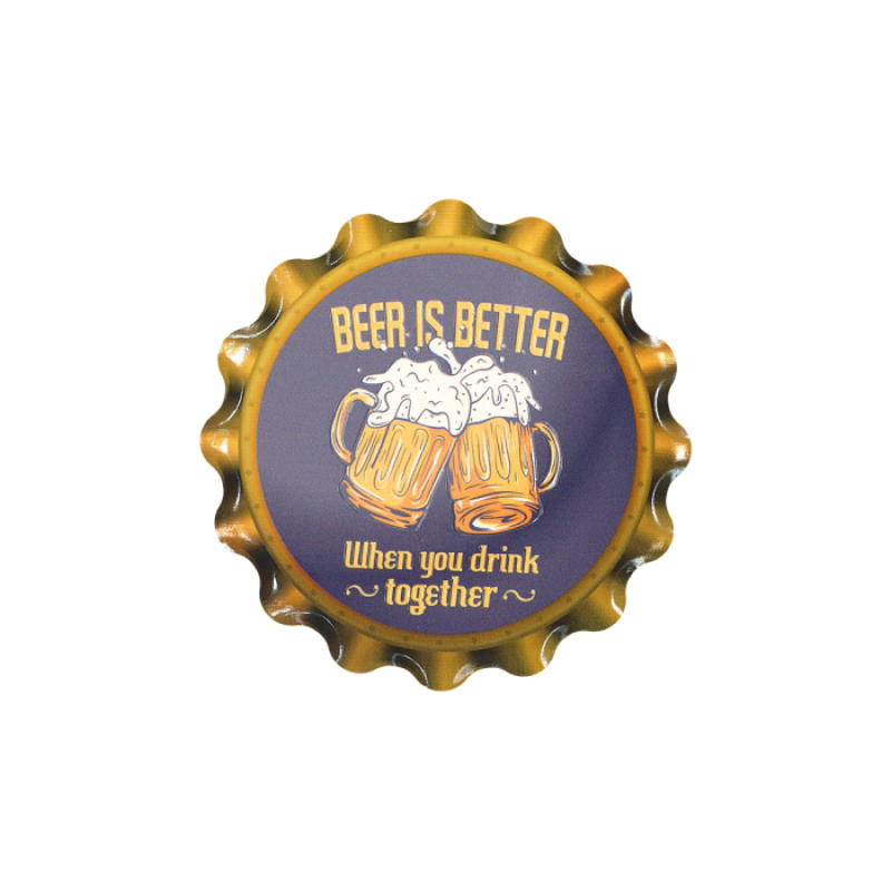 Cap coaster - Beer is better