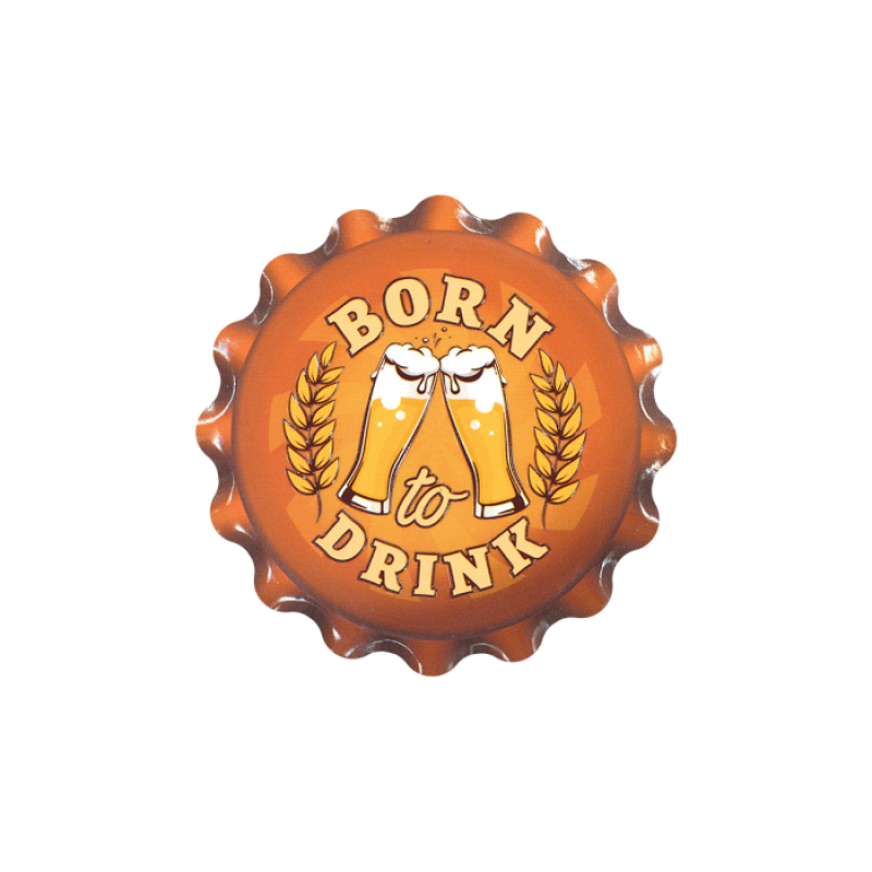 Cap coaster - Born to drink