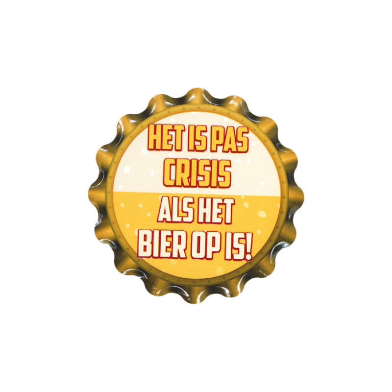 Cap coaster - Crisis