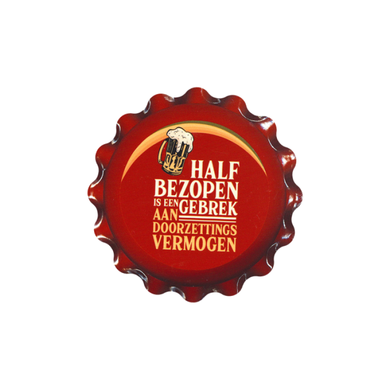 Cap coaster - Half bezopen