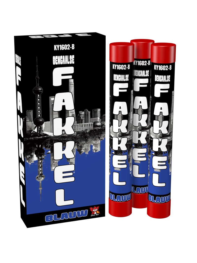 Bengaalse Fakkel Blauw 3 stuks