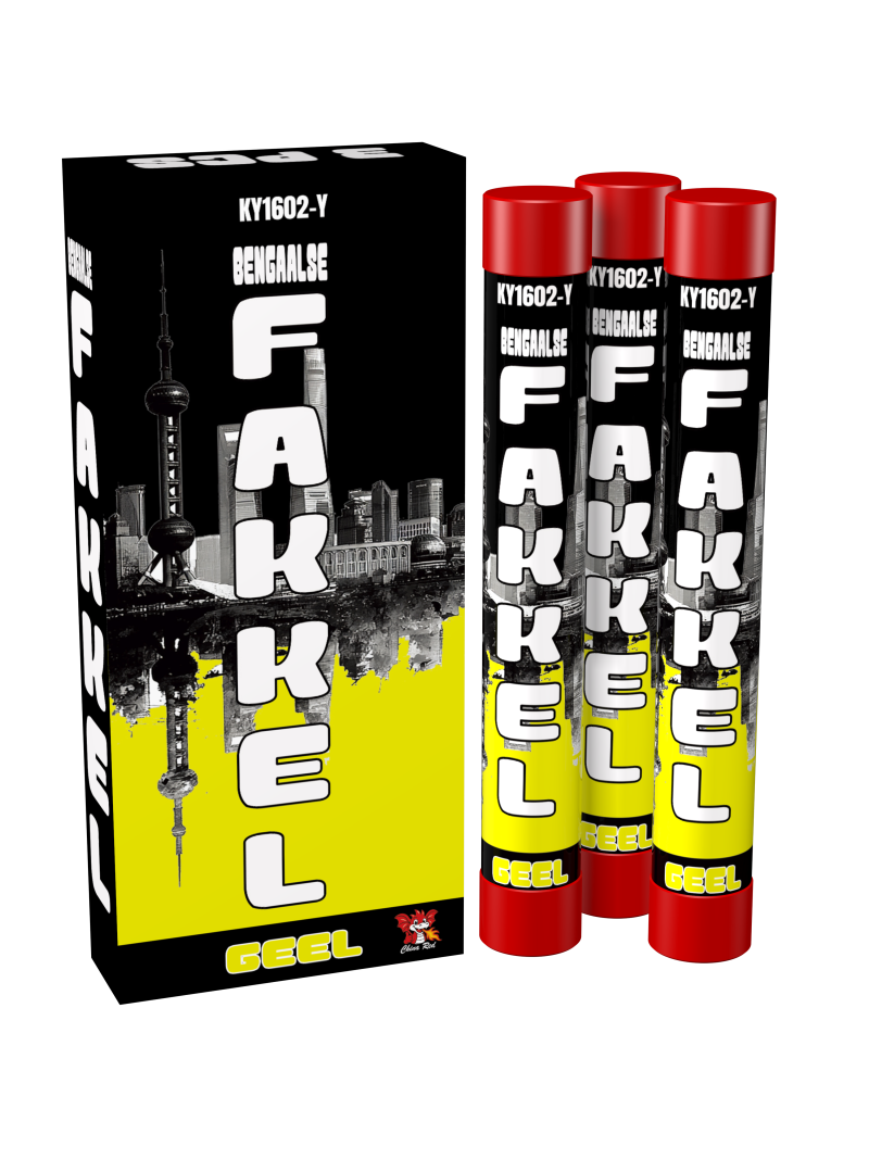 Bengaalse Fakkel Geel 3 Stuks