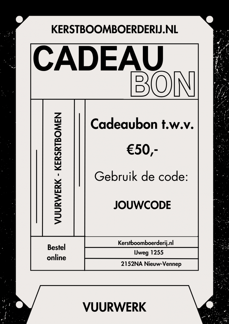 Cadeaubon €50,-