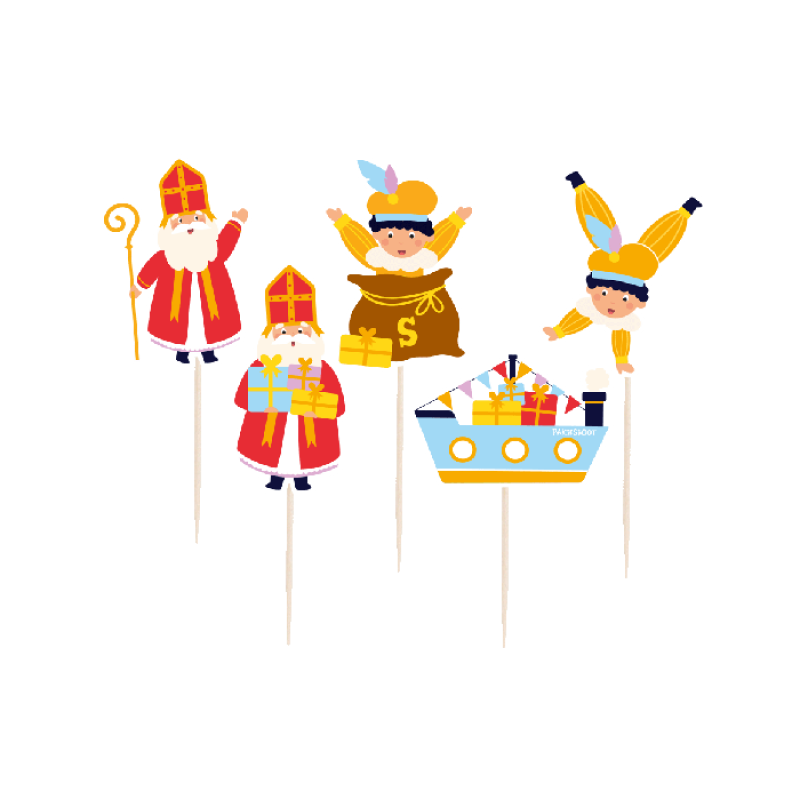 Cocktail prikkers sint en piet