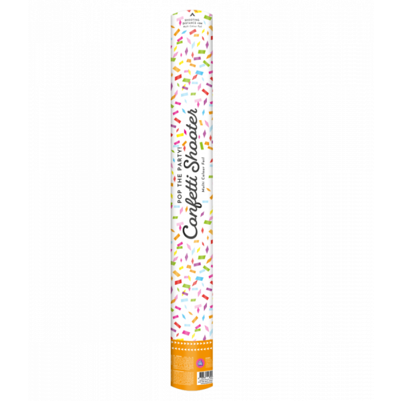 Confetti shooter 60 cm - Multi colour foil