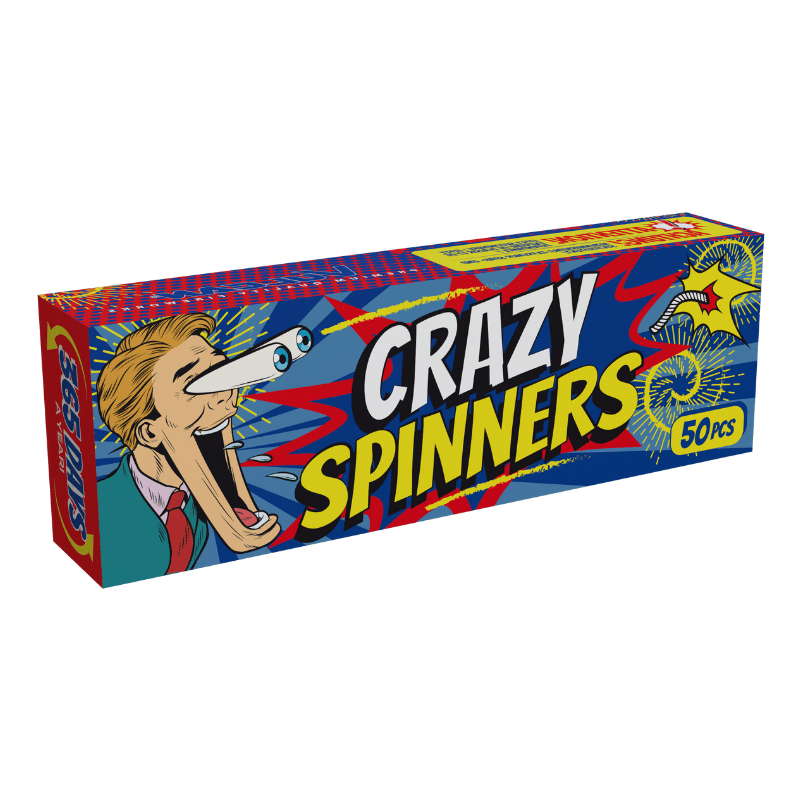 Crazy spinners 50 pack