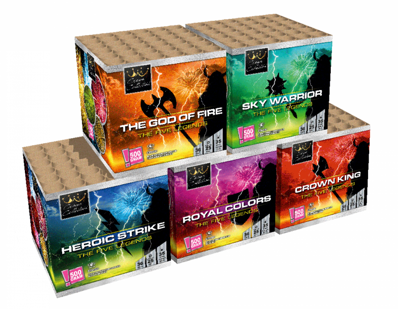 The Five Legends - assorted 5 cakes