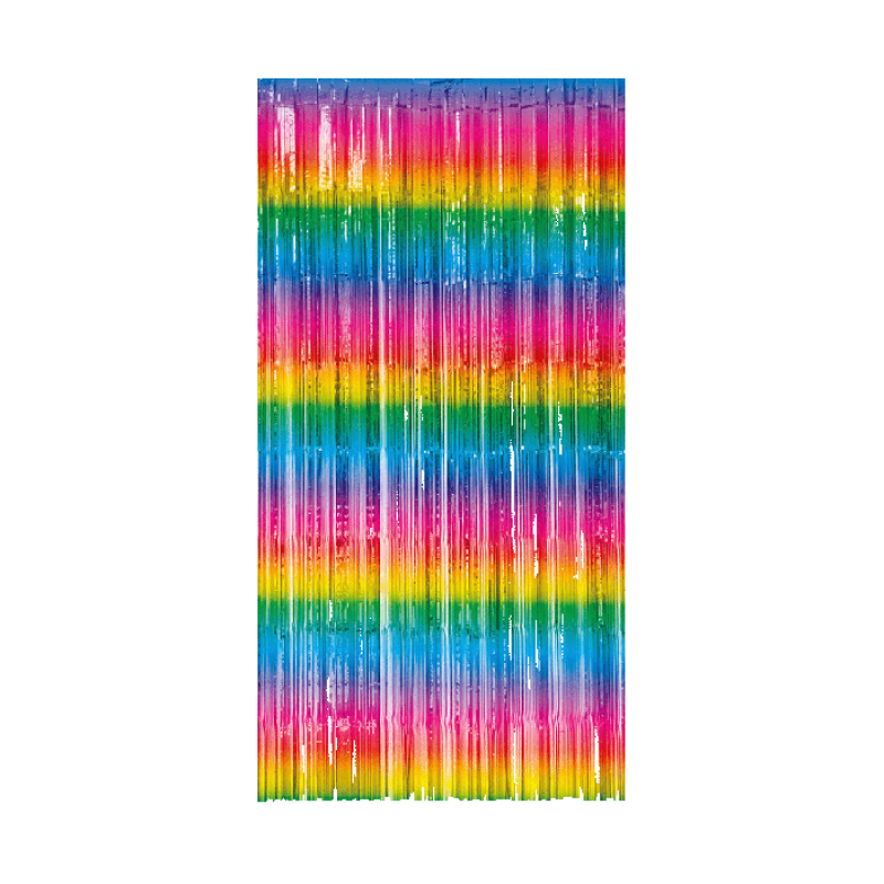 Deurgordijn Folie Regenboog - 2 bij 1 meter