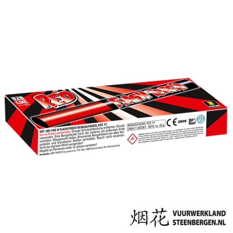 Flash Torch Rood