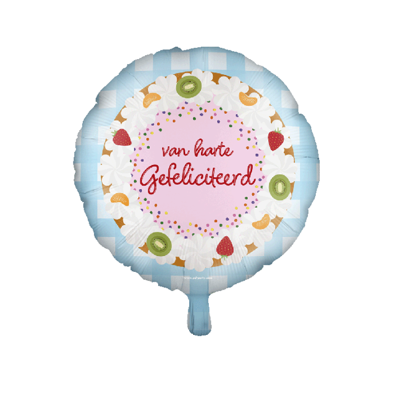 Folie ballon - Gefeliciteerd 2