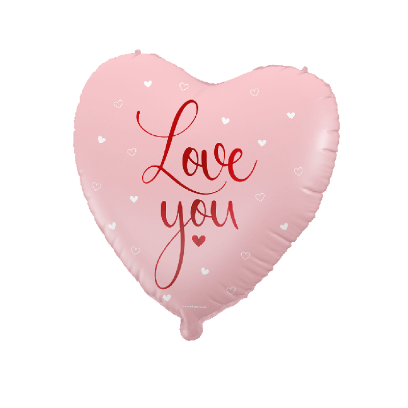 Folie ballon - Love you pink